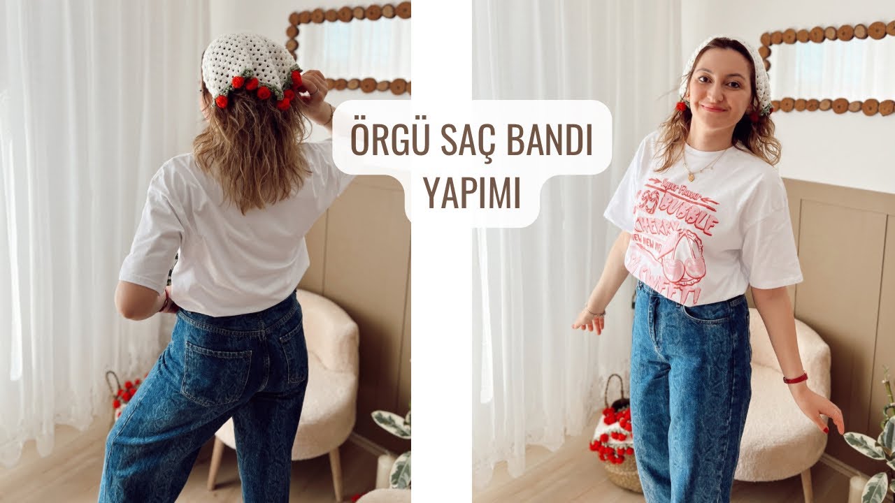 İSTER SAÇ BANDI,İSTER ÖRGÜ ŞAL YAPIMI 🌸 ÖRGÜ SAÇ BANDI YAPIMI