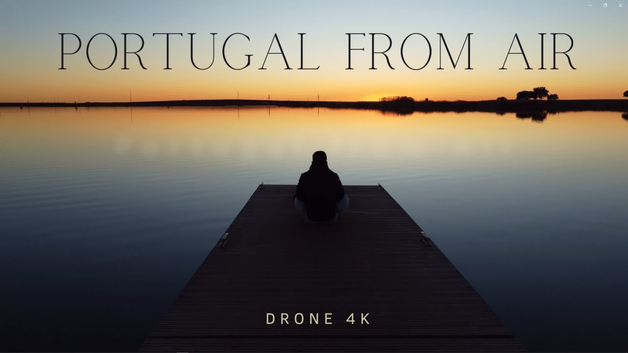 Portugal 4K - relaxing music with aerial views