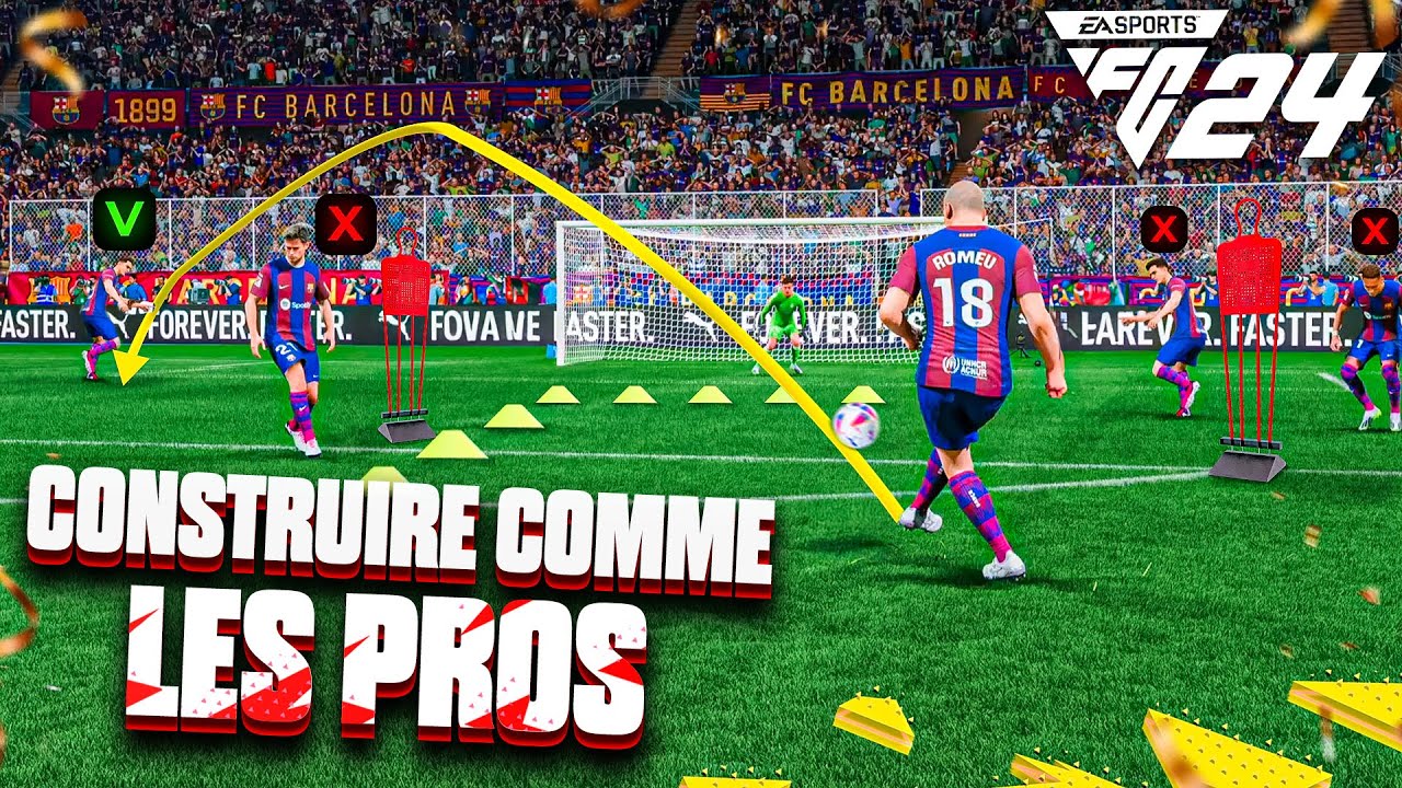 TUTO CONSTRUCTION FC 24 - L'ASTUCE de PASSE des PROS 🎮