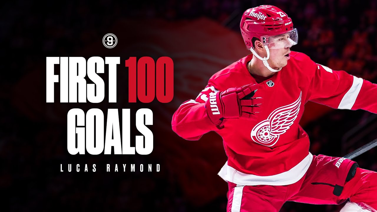 Every Lucas Raymond NHL Regular Season Goal (2021-25)