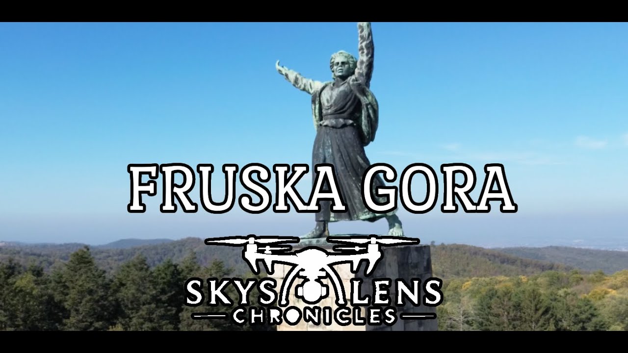 Majestic Views of the Sloboda Monument on Fru&scaron;ka Gora | Drone Footage Serbia 2024