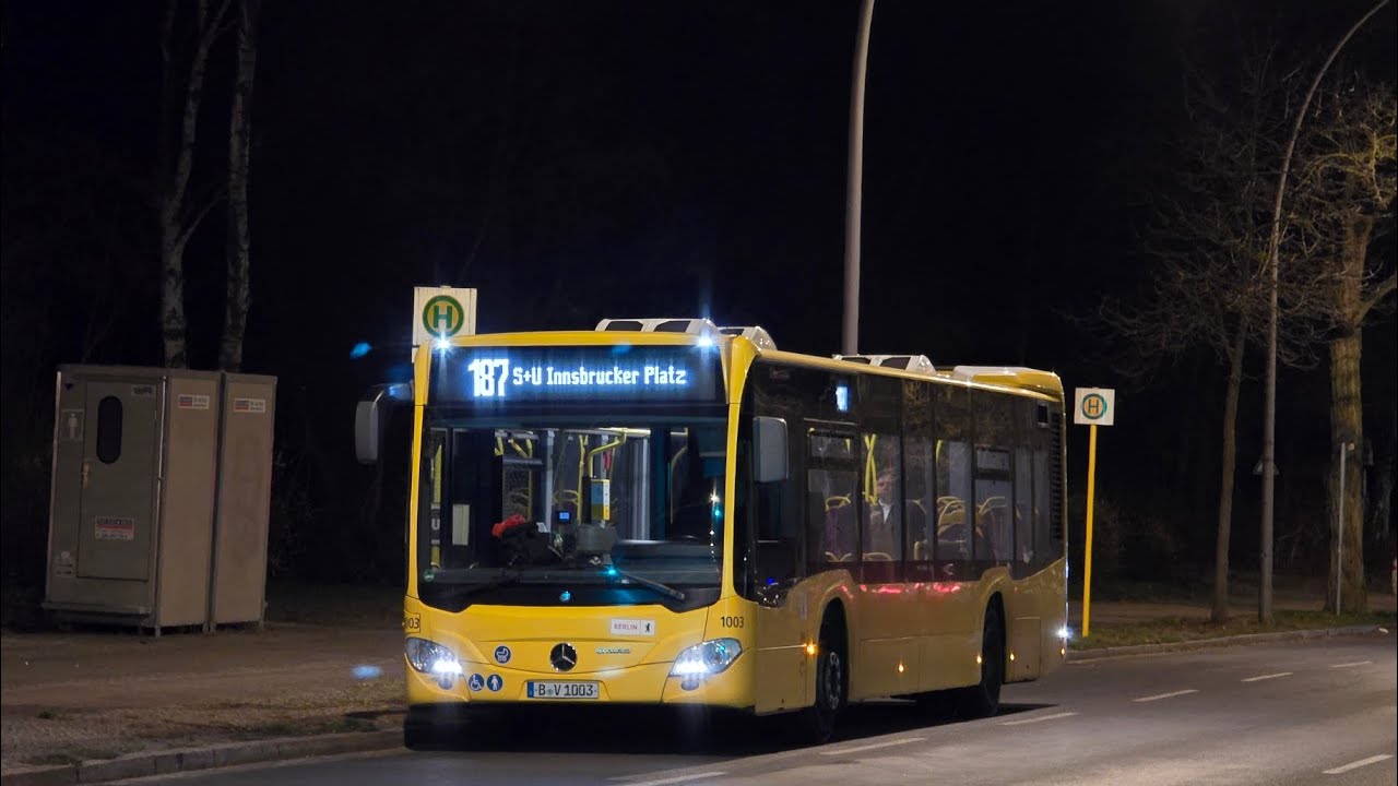 Berlin Bus|Aussetzermitfahrt #47 auf dem 187 von Planetarium bis S+U Innsbrucker Platz