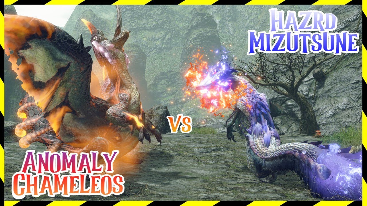 Risen Chameleos Vs Violet Mizutsune (Hazard Edition) | The Science of Hazard Monsters!