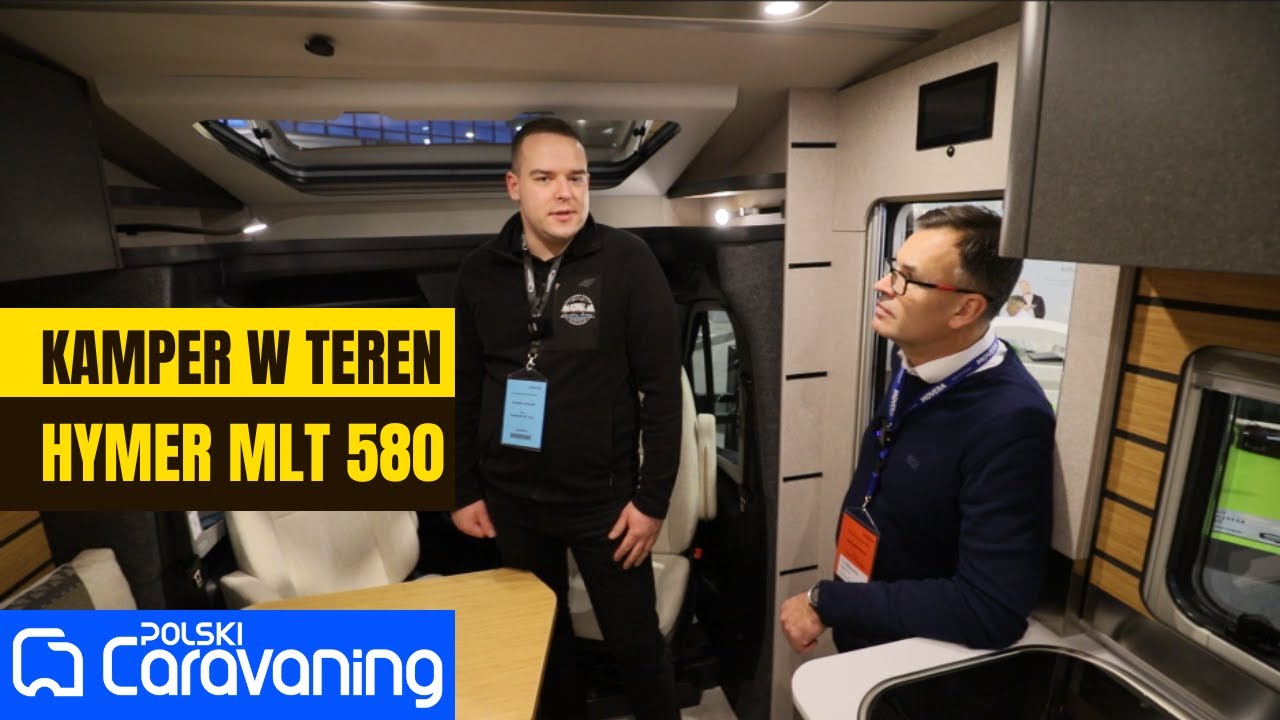 Hymer MLT 580 to prawdziwy potw&oacute;r z napędem 4x4 z możliwą homologacją do 3,5 tony lub 4,25.