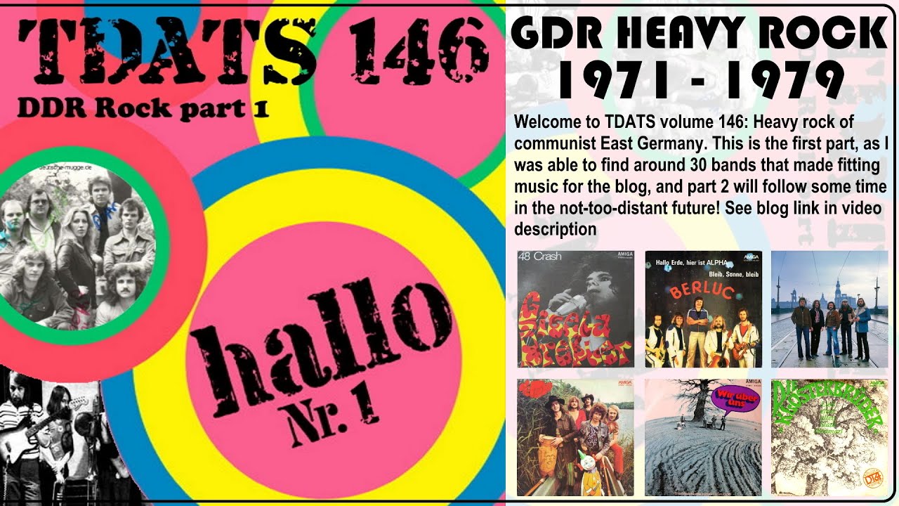 The Day After The Sabbath 146: HALLO! DDR Rock part 1 [Hard Rock, Prog & Psych of East Germany GDR]