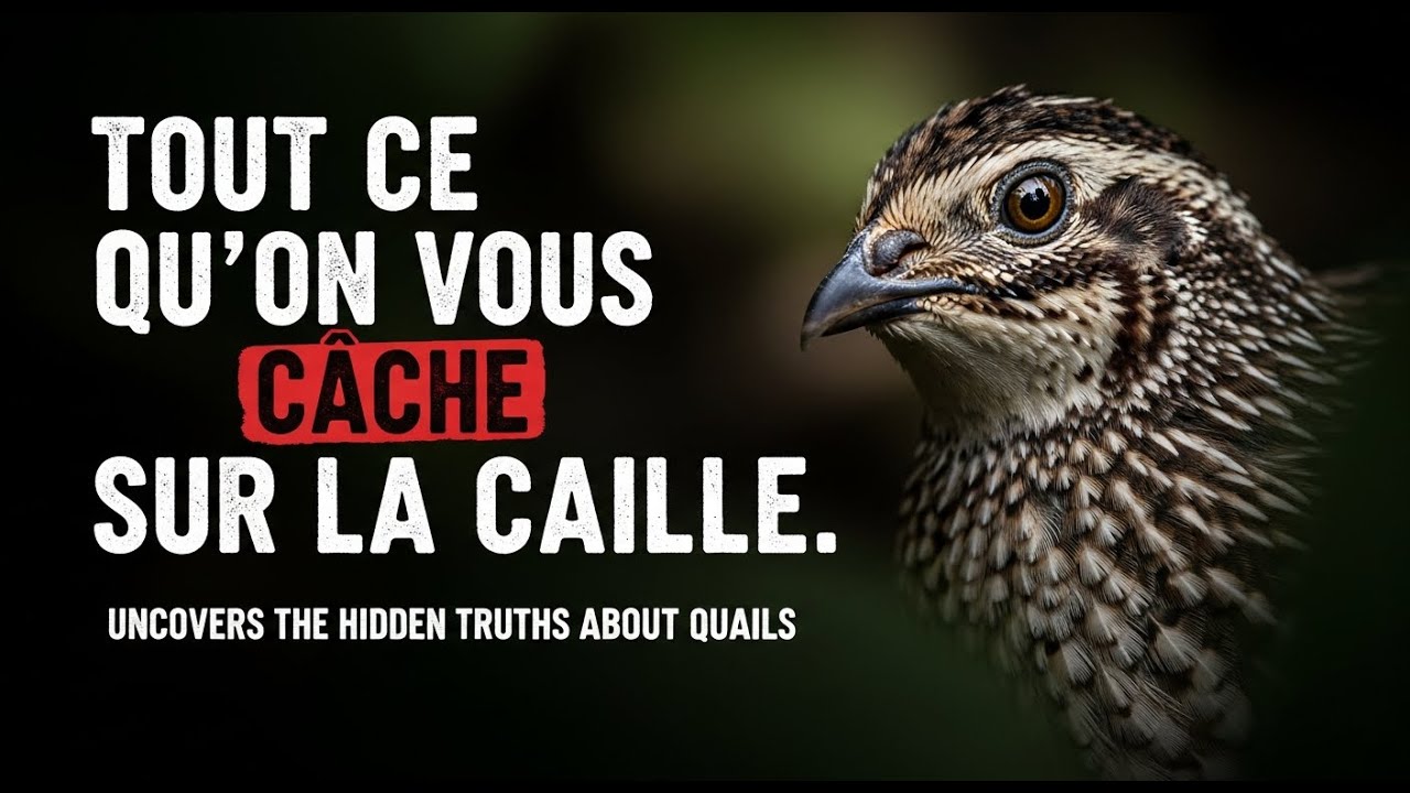 TOUT CE QU’ON VOUS CACHE SUR LA CAILLE