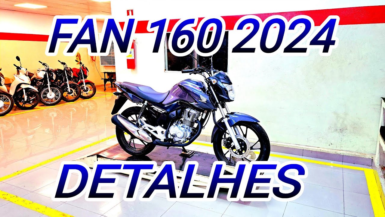 FAN 160 CINZA MET. 2024 DETALHES!!!
