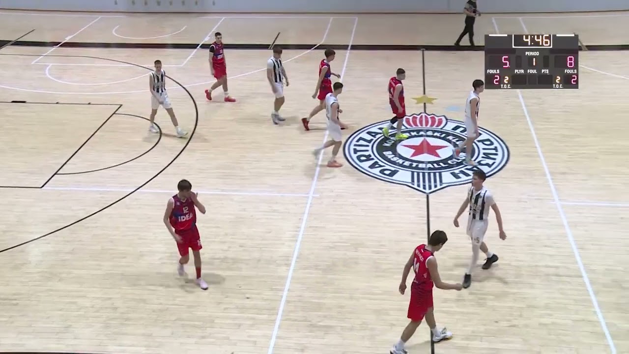 Juniorska liga Srbije: Partizan - BKK Radnički  89:86 / 16. kolo (23.02.2025.)