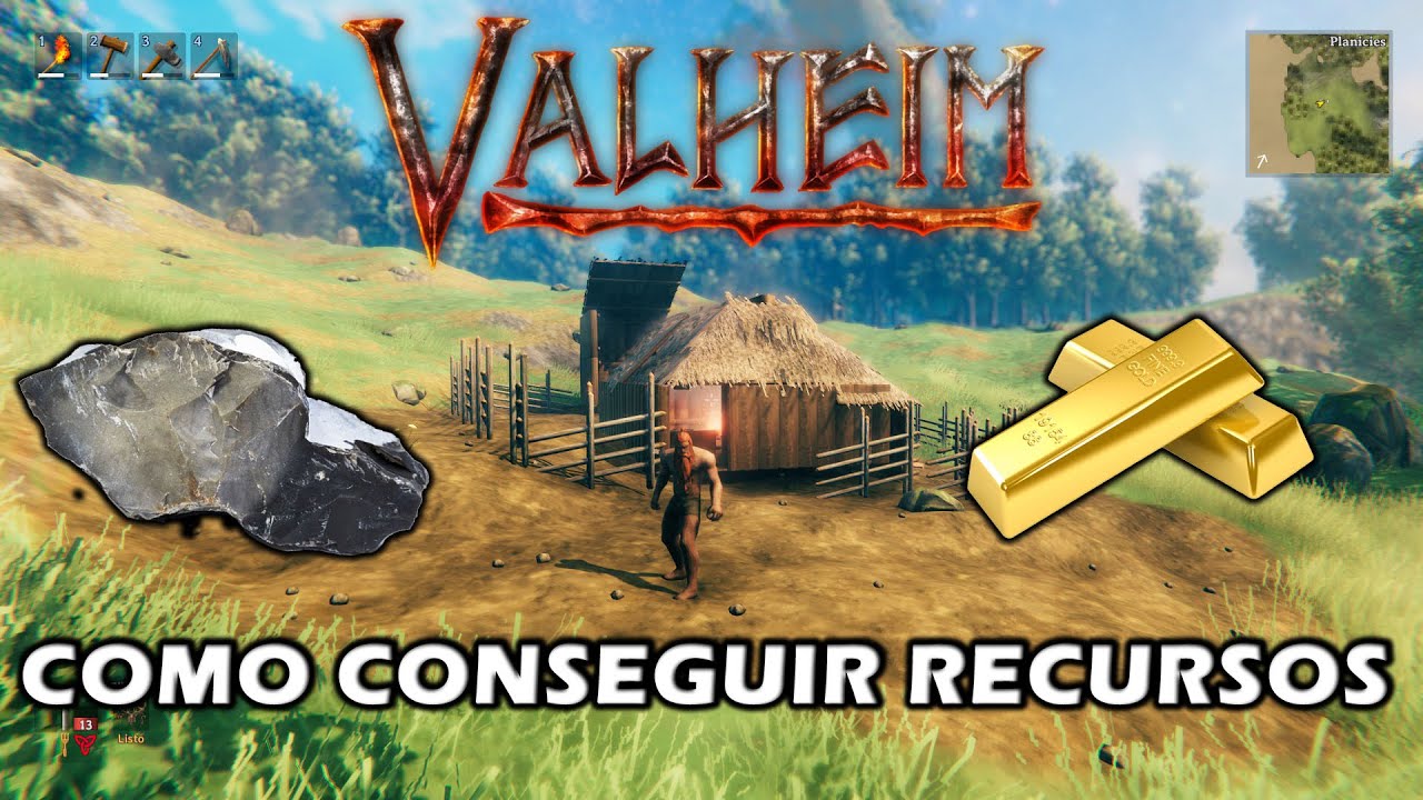 🏹Valheim - Guia de RECURSOS  donde y como extraerlos💎