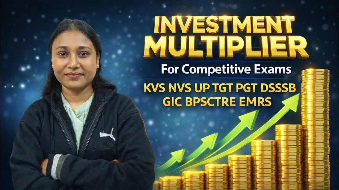 |Multiplier|Investment Multiplier|Macro Economics series(Class-24)#tgtpgt#kvsnvs#dsssb#giclecturer📊