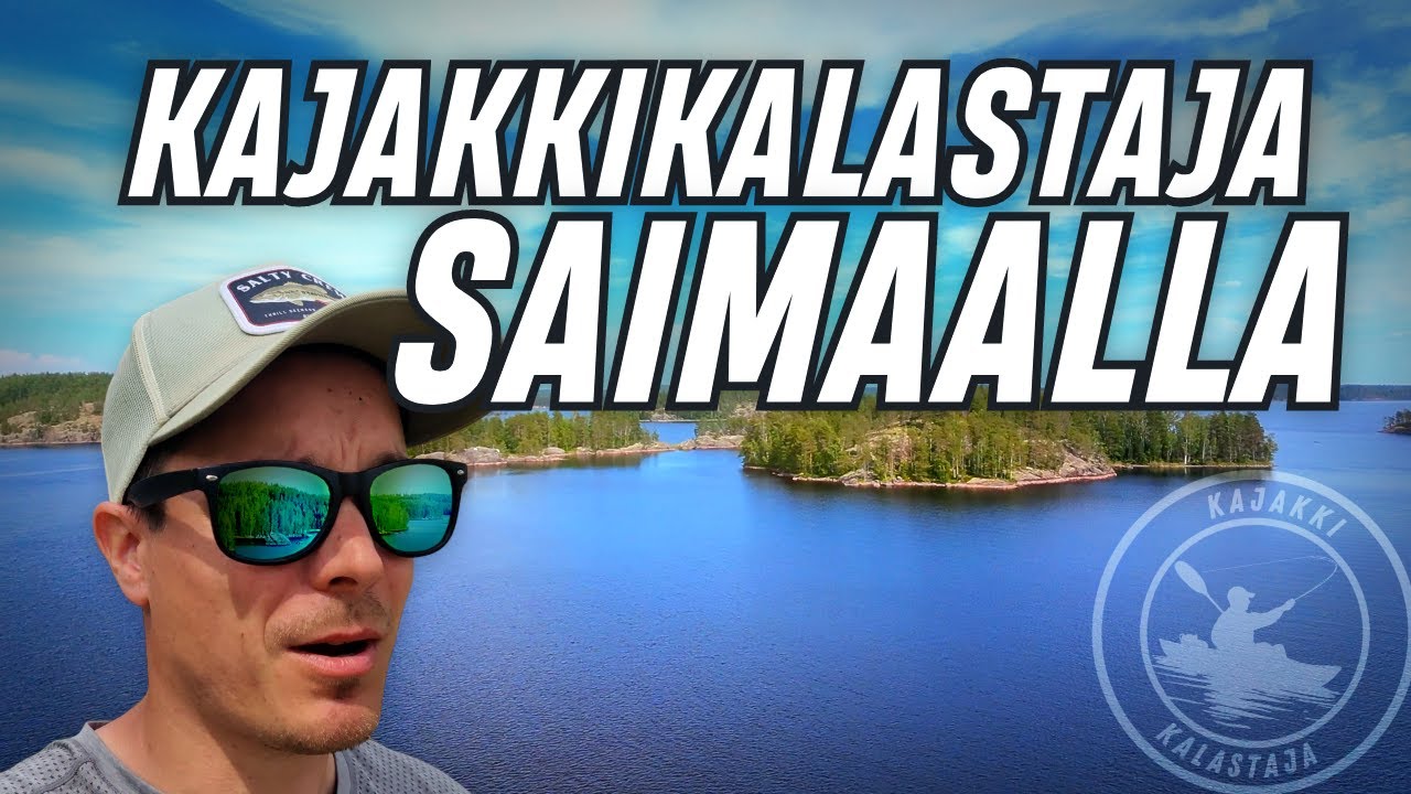 Kajakkikalastaja Saimaalla | Pari päivää kalassa kesähelteillä