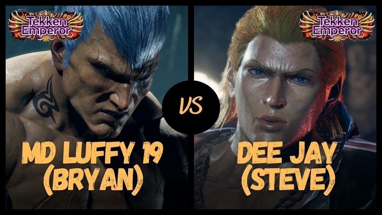 Tekken 8 - M-D-LUFFY (Bryan) Vs DEE JAY (Steve) High Level Gameplay