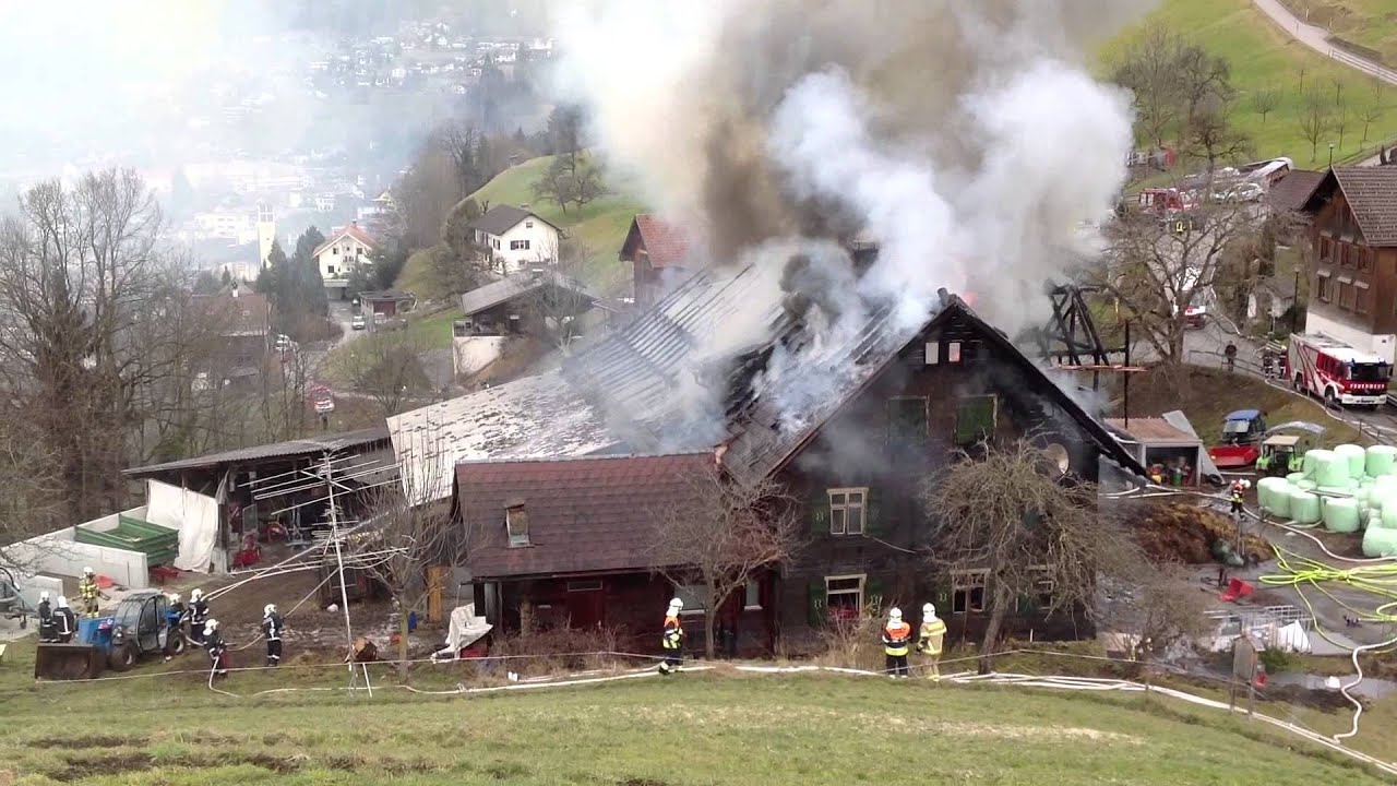 Bauernhof in Batschuns niedergebrannt II.