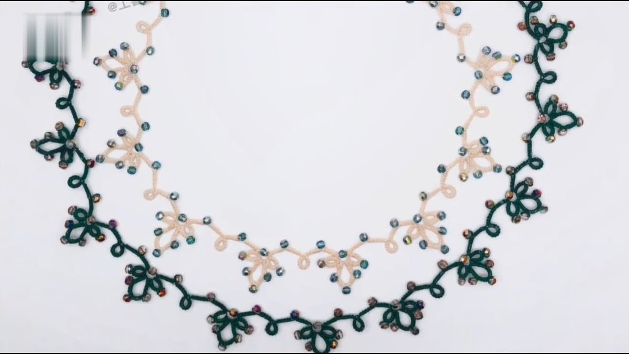 Tatting jewelry making tutorial 4