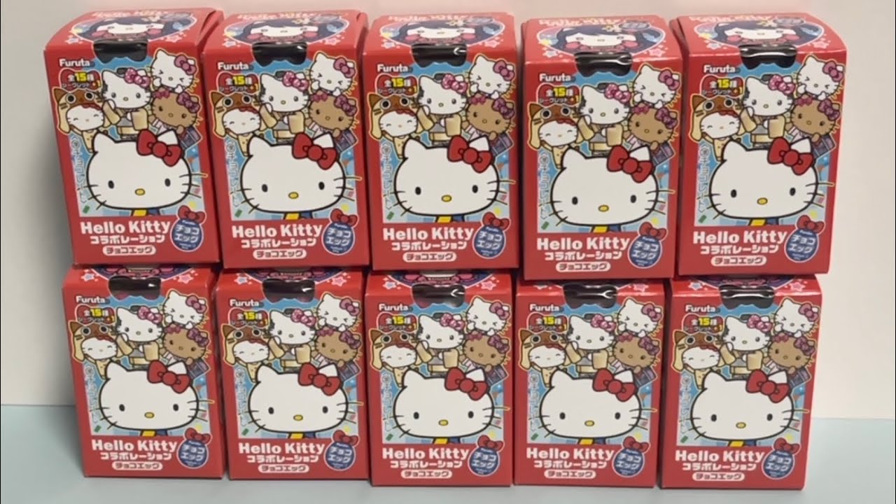 ハローキティチョコエッグを1BOX開封する✨　HELLO KITTY Chocolate eggs UNBOXING ASMR!