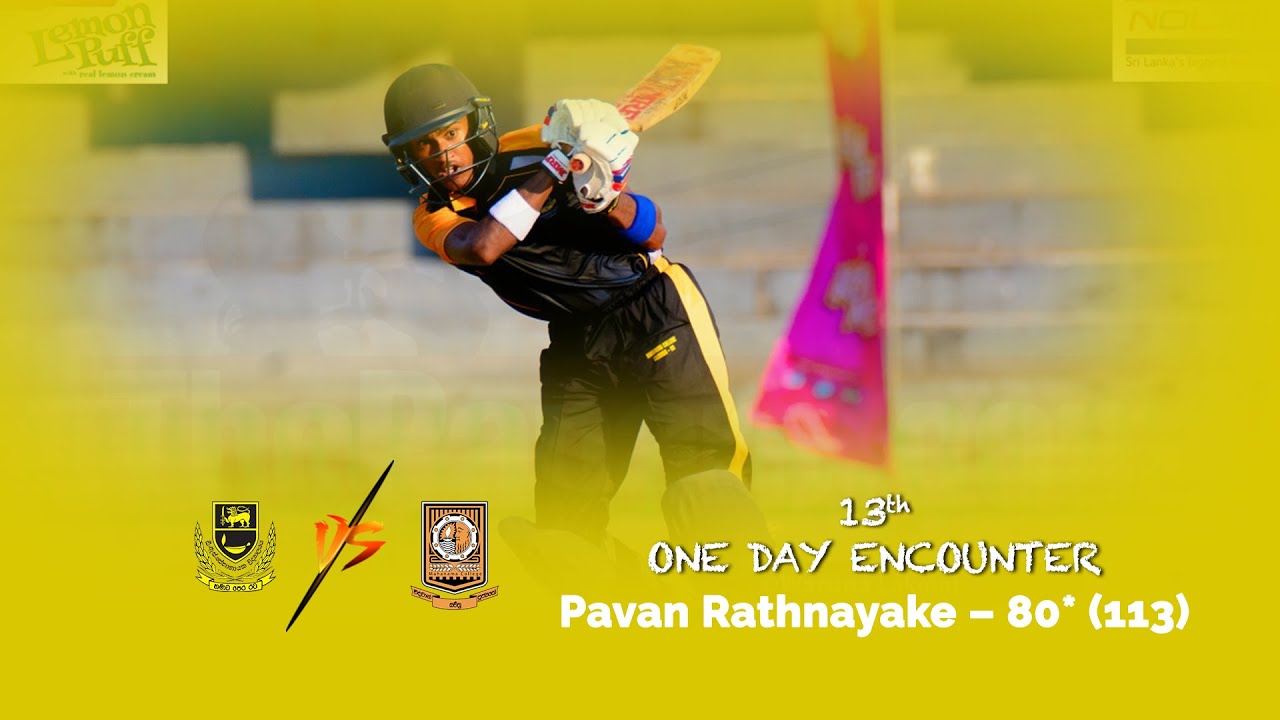 Pavan Rathnayake's unbeaten innings to seal victory for Mahanama