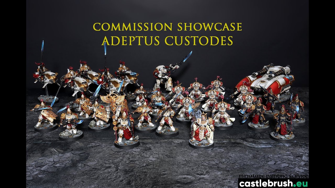 WH40K Adeptus Custodes commission showcase