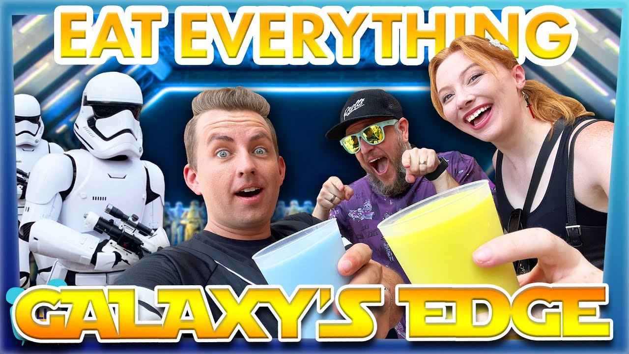 Disney World FOOD CHALLENGE -- Star Wars Galaxy's Edge