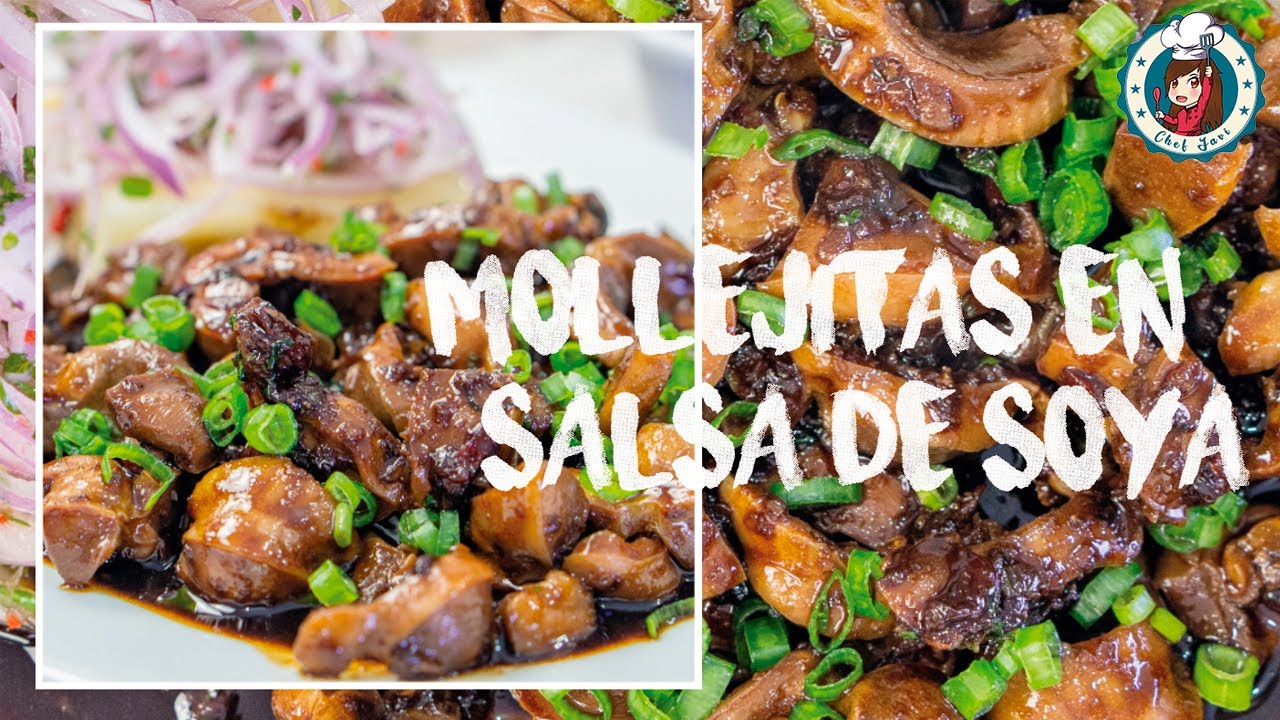 Mollejitas al sillao /receta fácil  y buenísima 😋