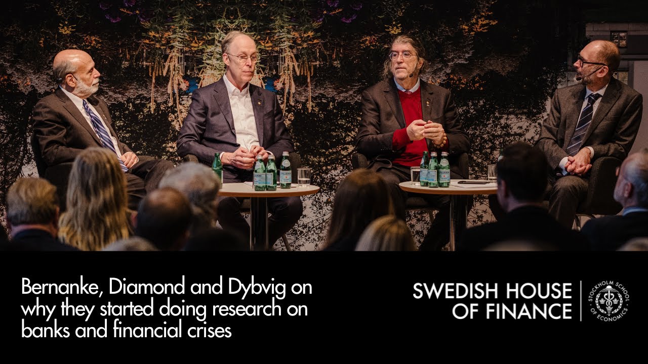 Bernanke, Diamond and Dybvig on why they started doing research on banks and financial crises