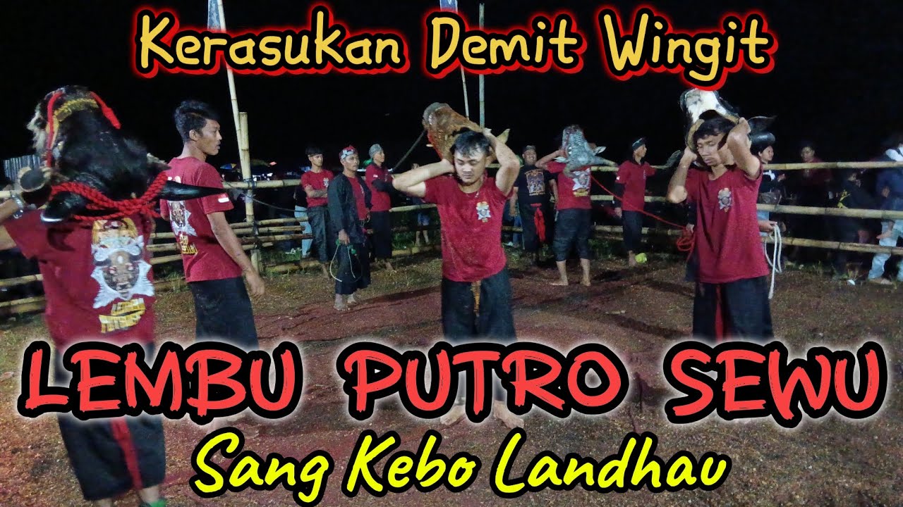 KERASUKAN DEMIT WINGIT ‼️ LEMBU PUTRO SEWU SPESIAL MALAM TAHUN BARU LIVE in PETUNG WULUNG