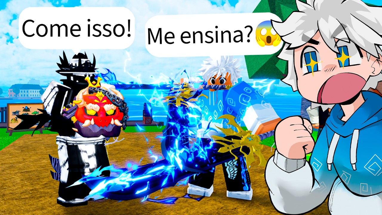O TOP 1 me ensinou as BURLAS do Blox Fruits!😱