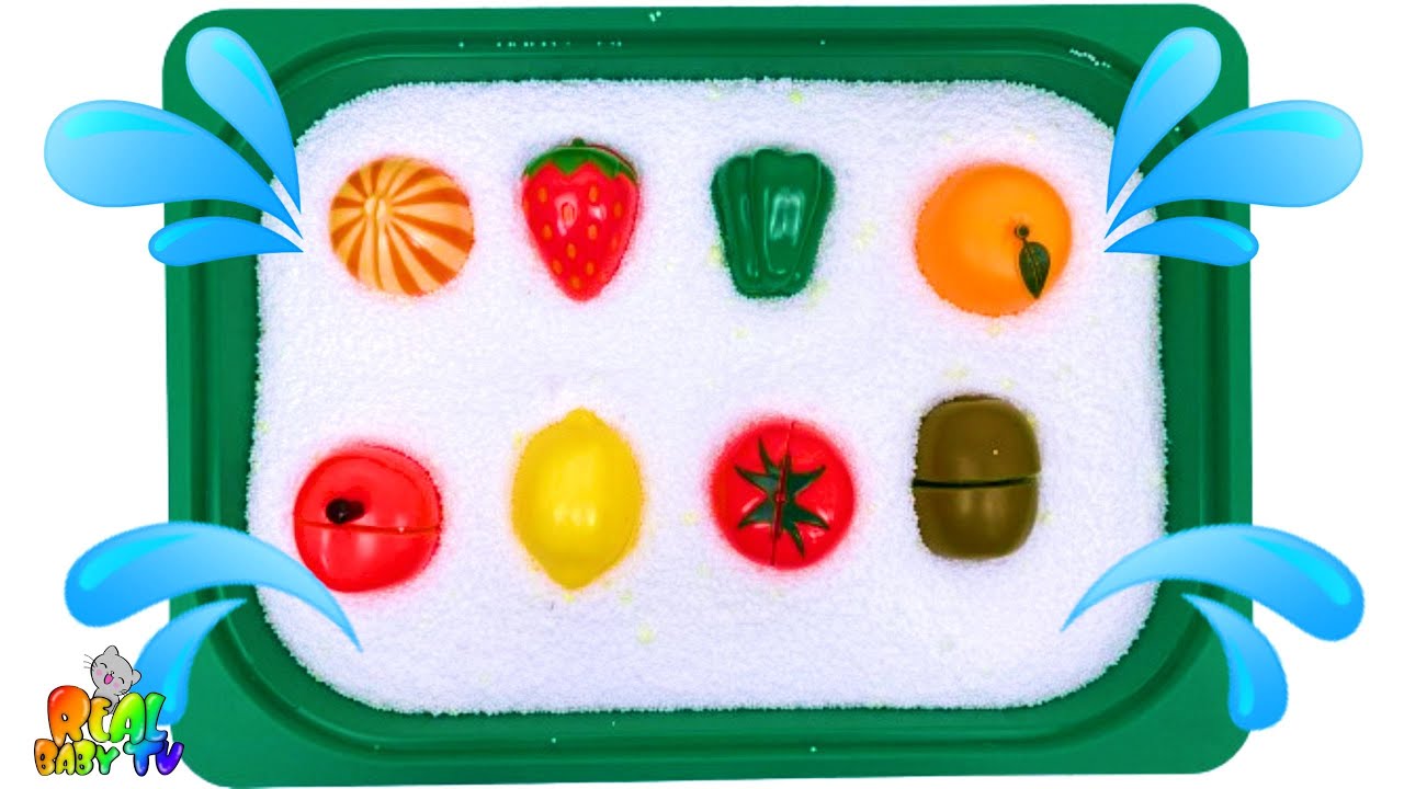 Φρούτα και Λαχανικά πλαστικά και αλυθενά | Fruit and vegetables for toddlers