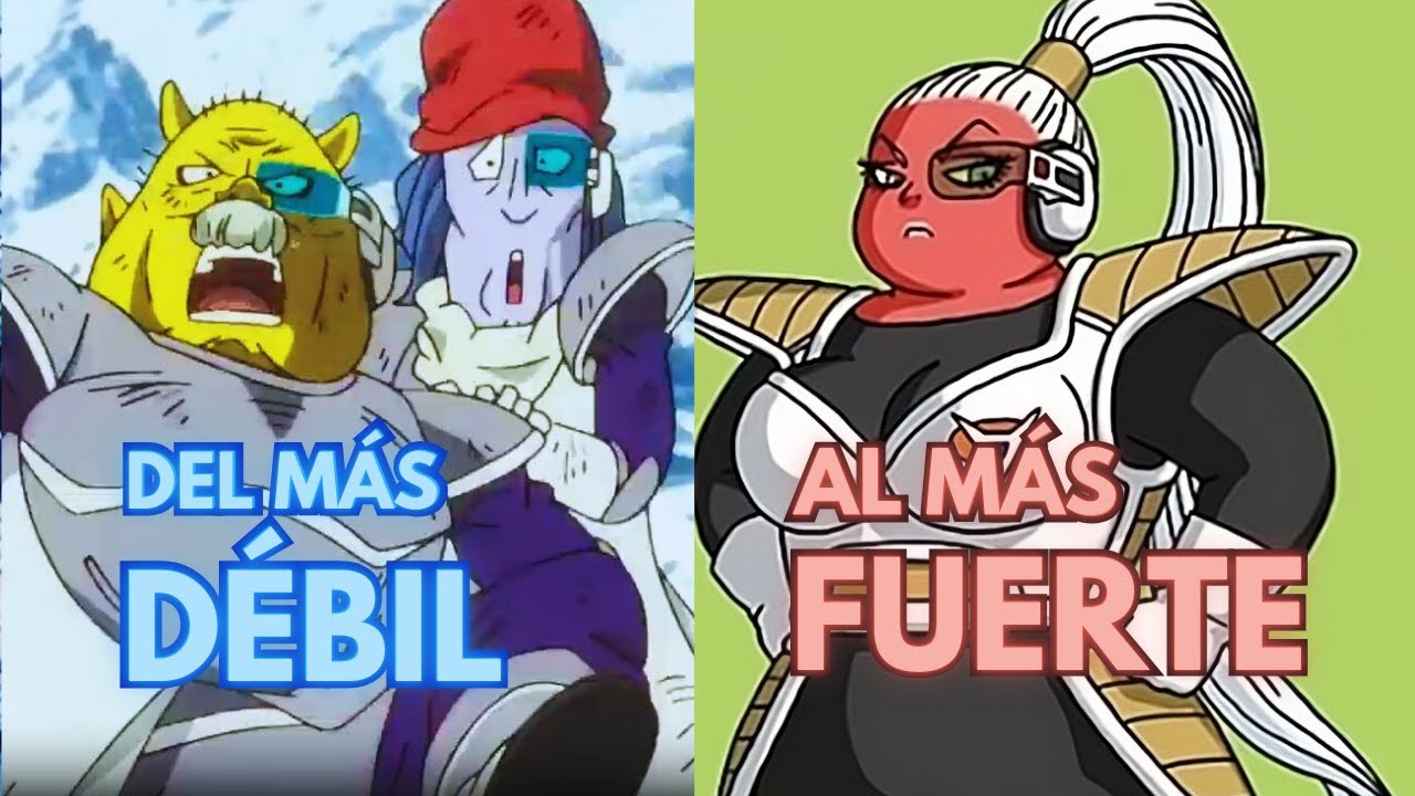 DEL MÁS DÉBIL AL MÁS FUERTE EN EL EJÉRCITO DE FREEZER