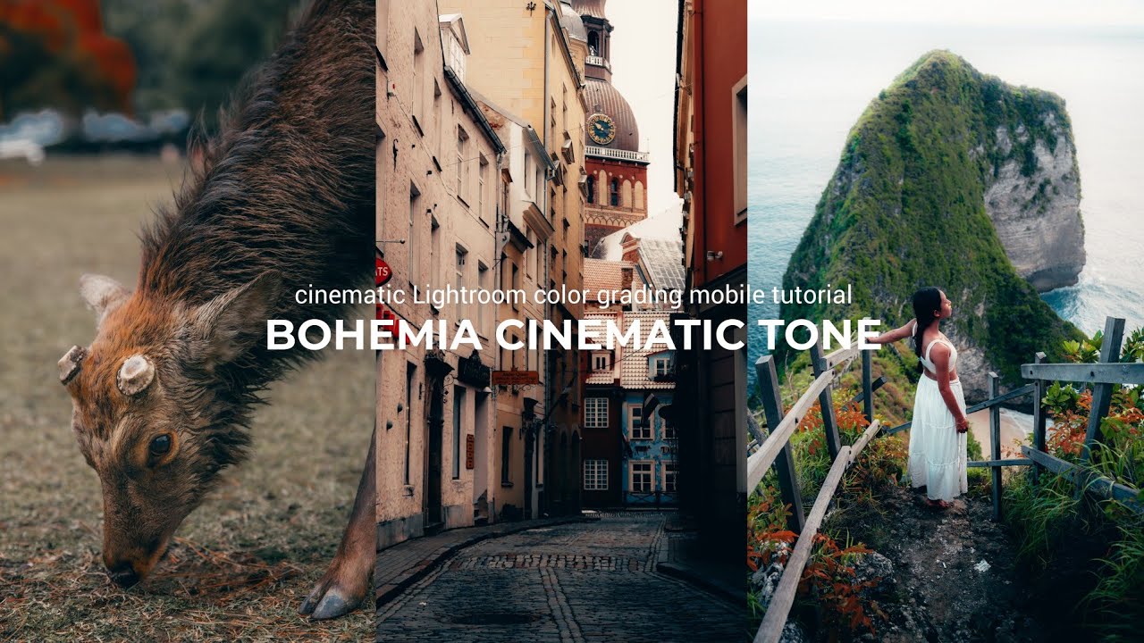 How to create a cinematic tone like movies in Lightroom Mobile -  Free Presets -Tutorial #552