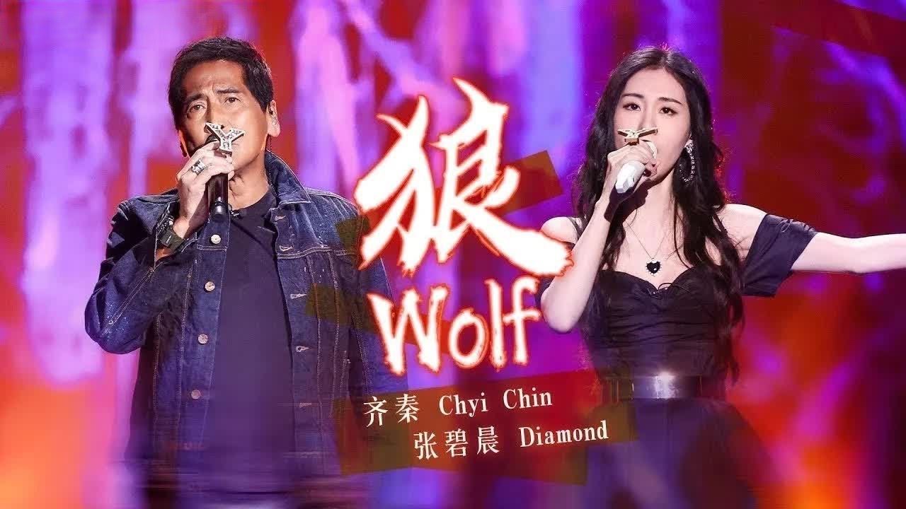 《狼》#齐秦 #张碧晨 &mdash;完美的和声搭配 演绎出孤寂中的那份狂野 #zhangbichen