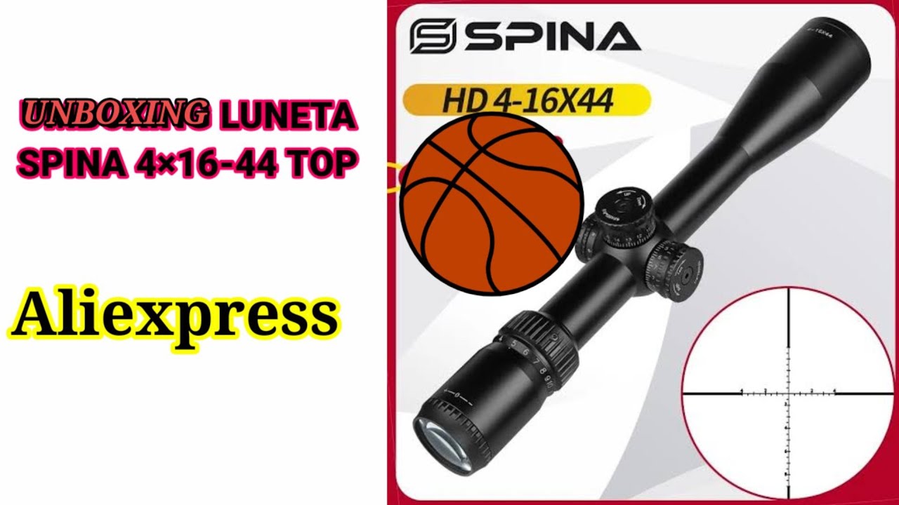 Unboxing Luneta Spina 4-16×44 Aliexpress top top