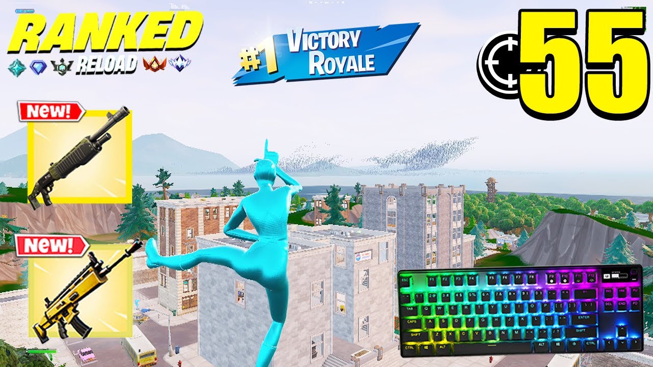 Fortnite ASMR 😴 OG Ranked Reload 🏆 Satisfying Keyboard & Mouse Gameplay | 540 FPS 4K