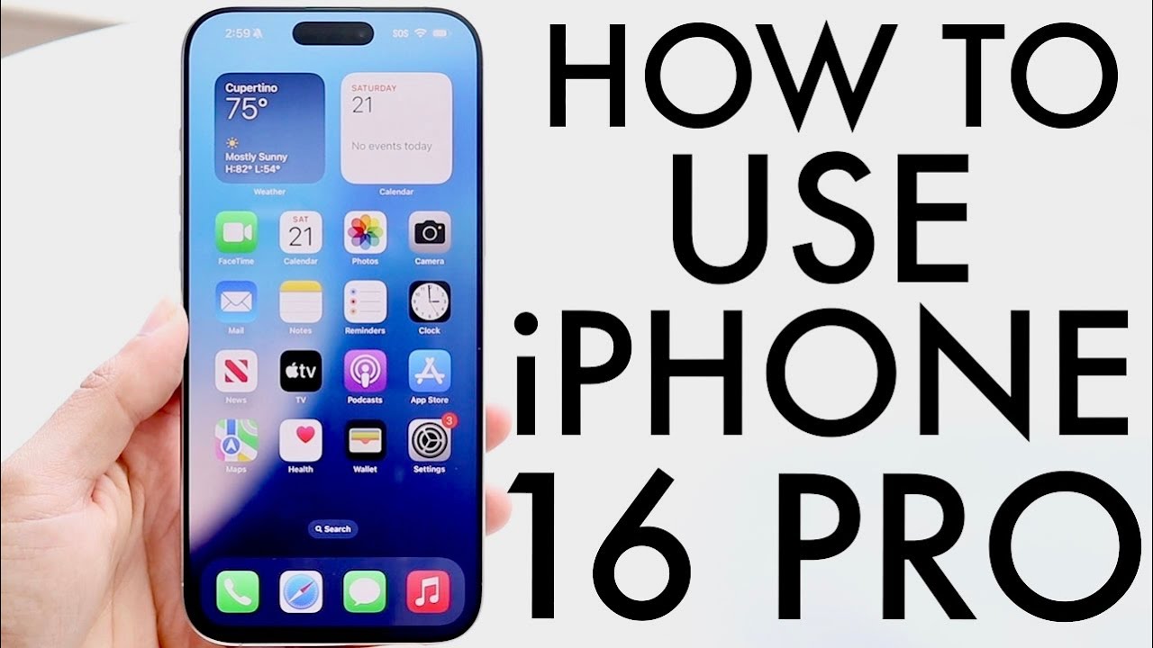 Как пользоваться iPhone 16 Pro/iPhone 16 Pro Max! (Полное руководство для начинающих)