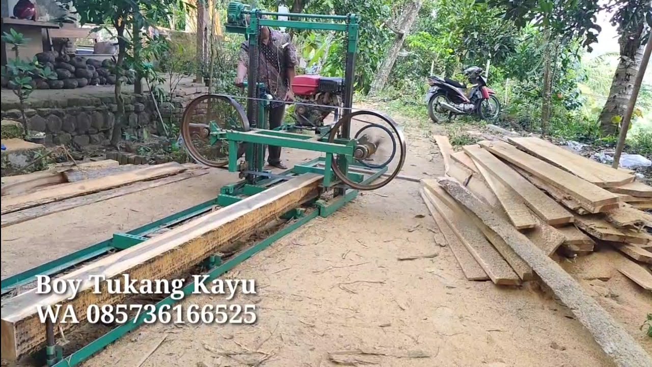 Gergaji Bensaw Rakitan ku sudah siap Kirem lagi