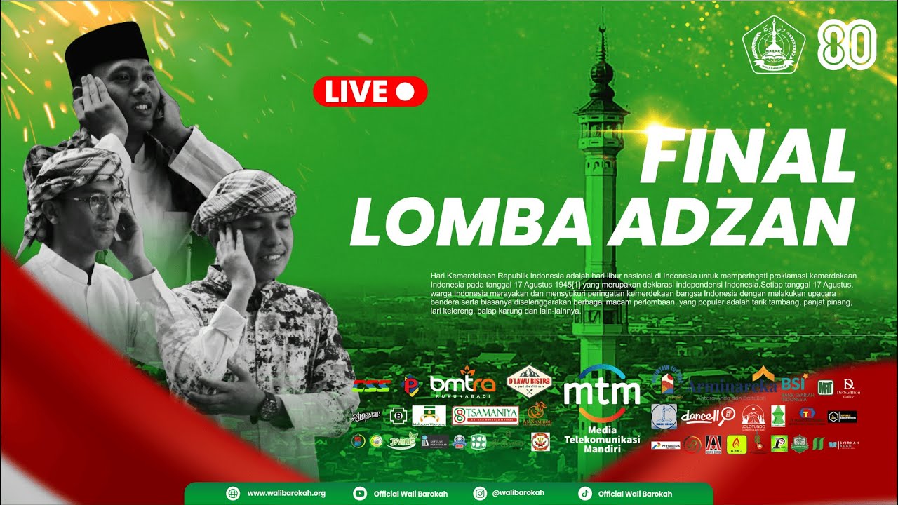 FINAL LOMBA ADZAN  2025 | PONPES WALI BAROKAH