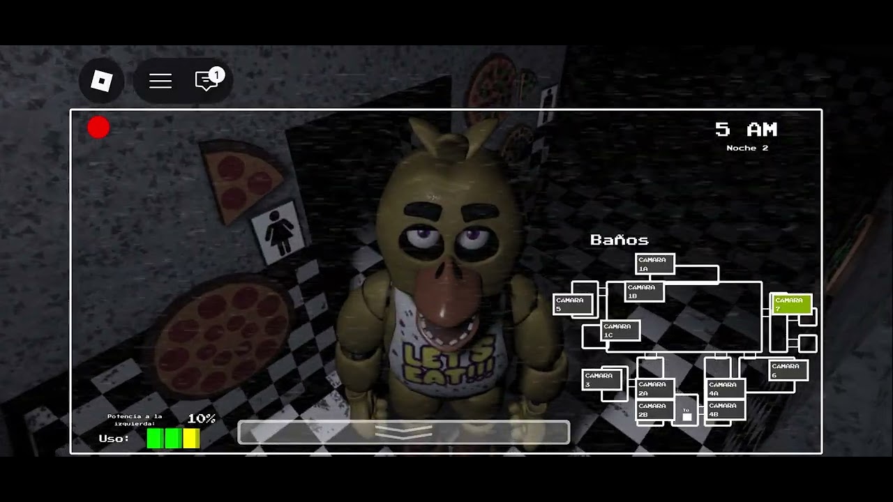 Pasándome 3 noches en fnaf
