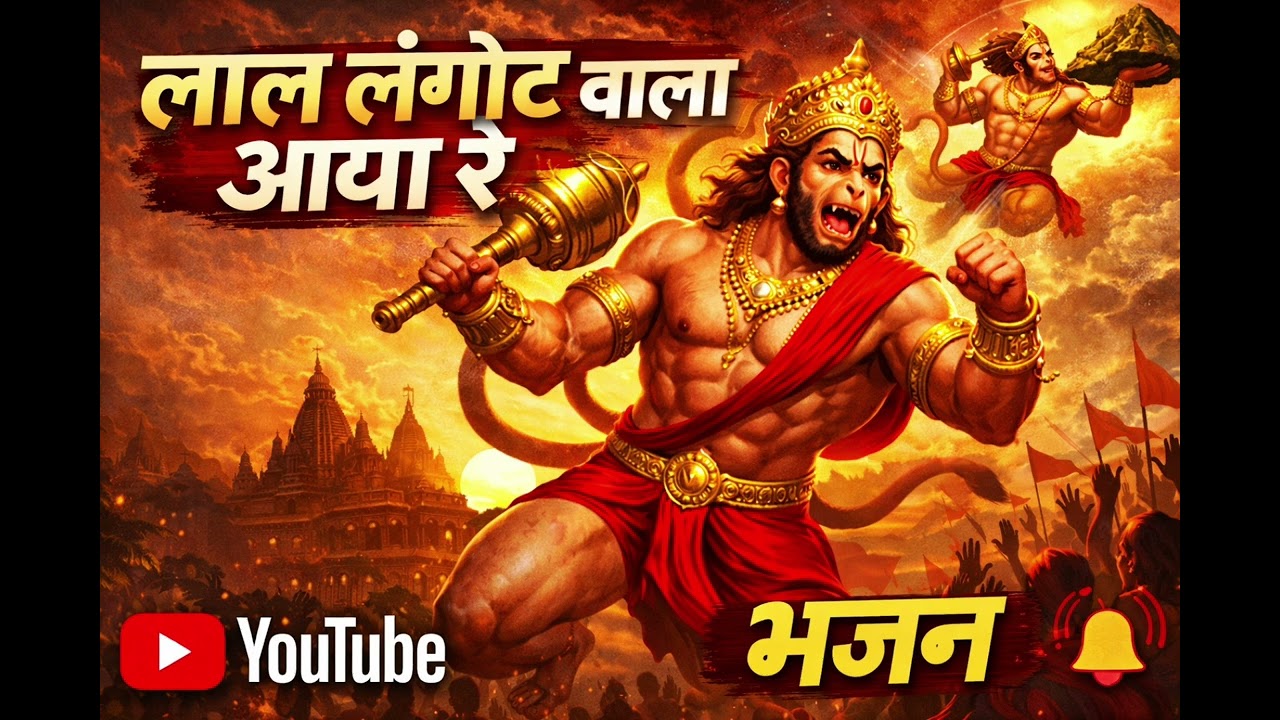 लाल लंगोट वाला आया रे ||#arvindsthr #arvindsuthar #hanumanji #shreeram #premanandjimaharaj #india 