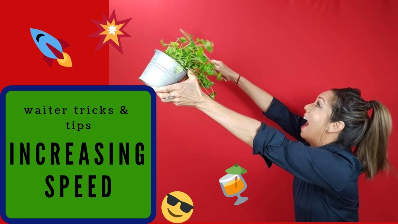 WAITER TIPS & TRICKS | INCREASING SPEED ON THE FLOOR