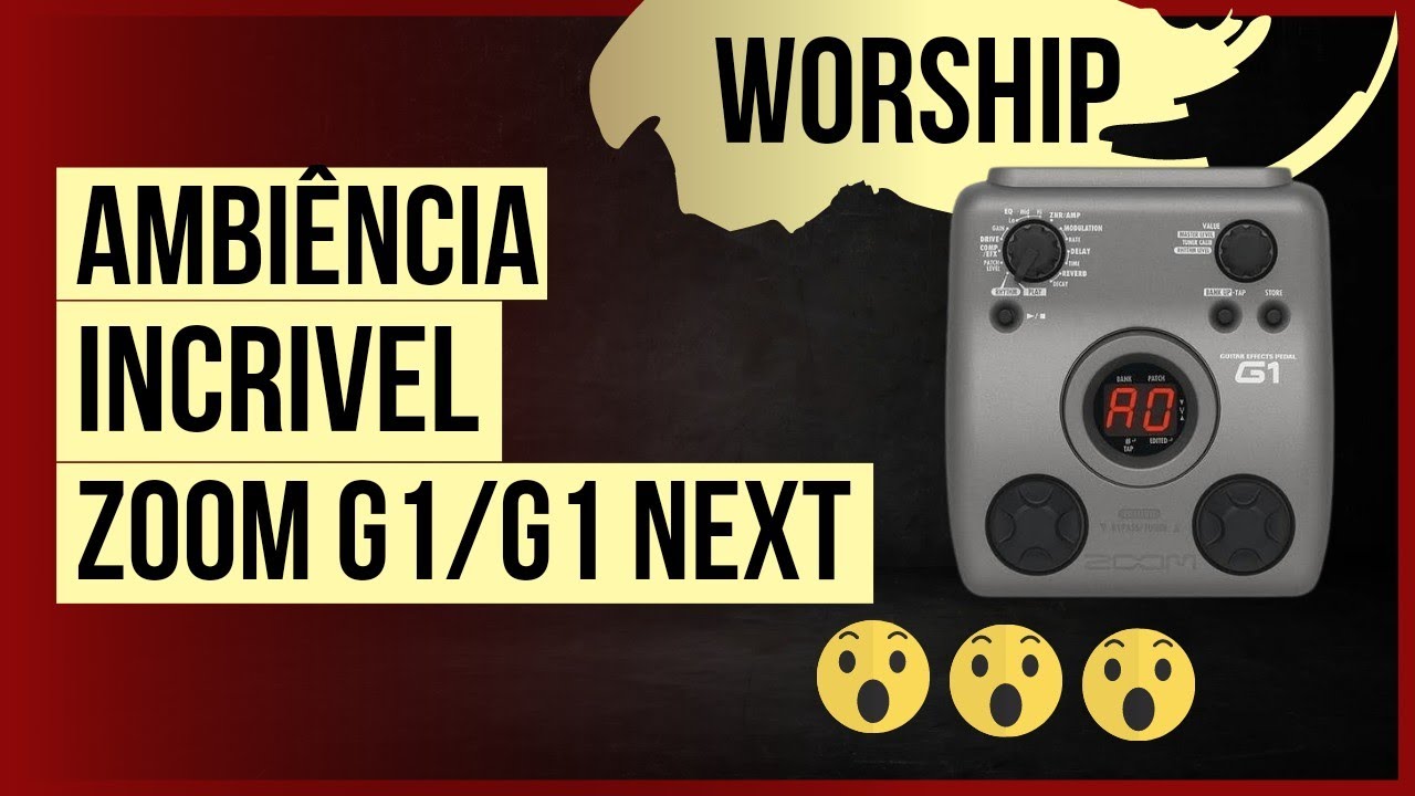 Zoom G1 / G1Next Ambiência Worship Incrível - Calebe Ribeiro