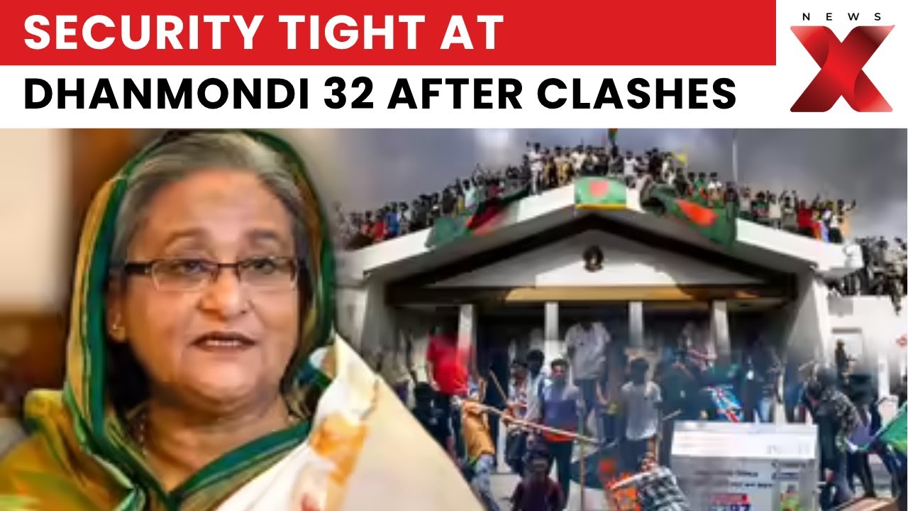 Security tight at Dhanmondi 32 as calm returns after clashes over Sheikh Hasina verdict