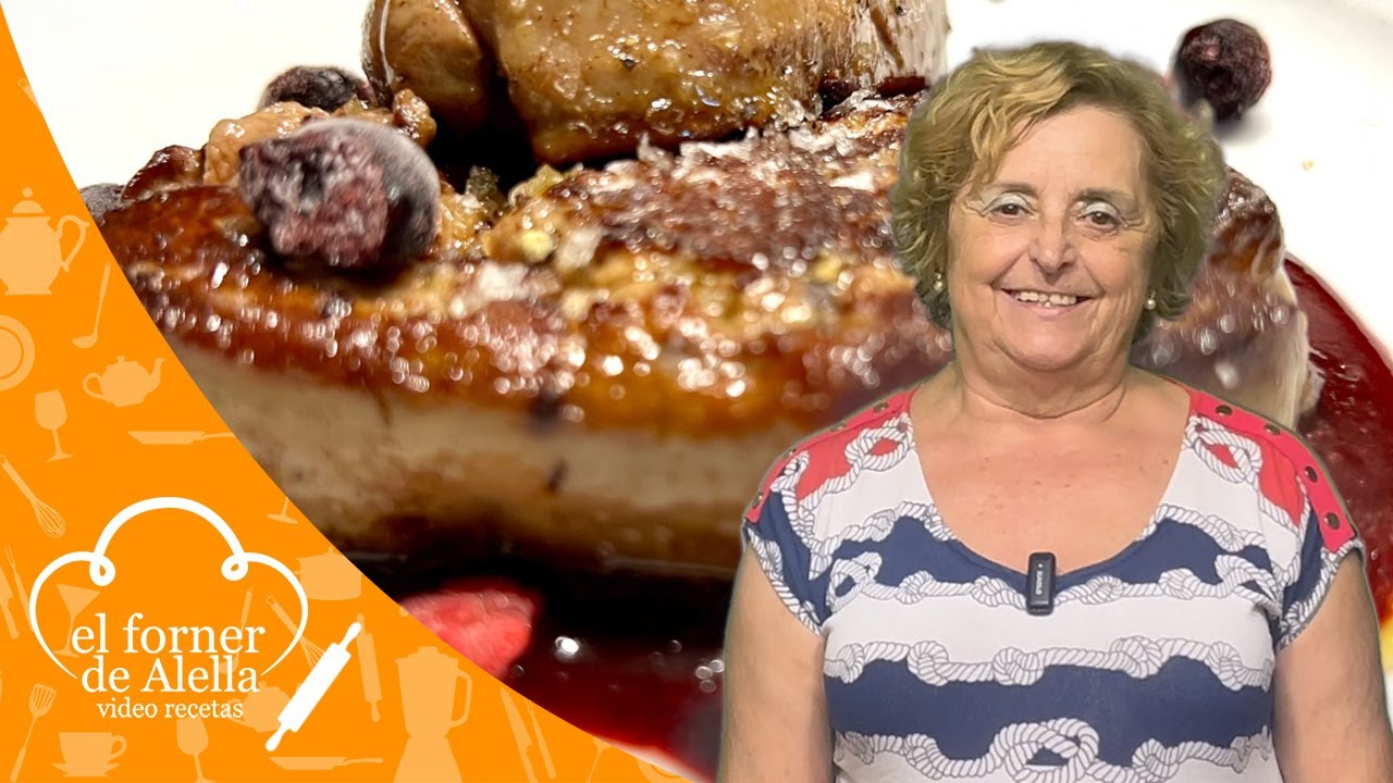 Higado de pato a la plancha con coulis de frutos rojos