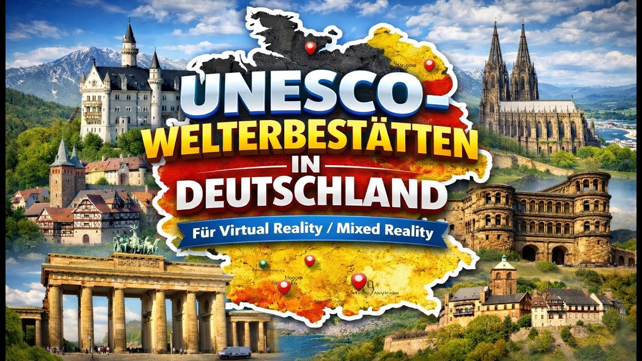UNESCO-Weltkulturerben in Deutschland - Quiz | Meta Quest 3 | Mixed Reality | 360°#vr #metaquest3