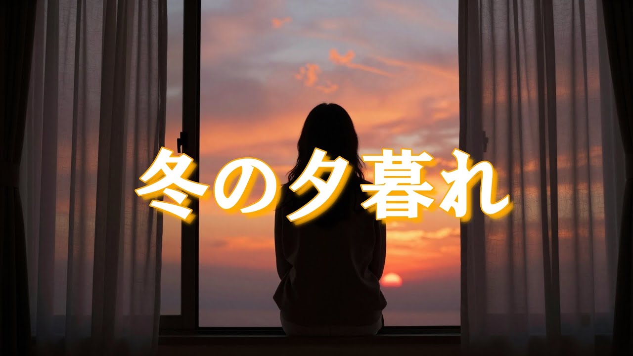 『冬の夕暮れ』🎵演歌バラード／失った愛への感謝の歌　切なくも温かい、冬の物語