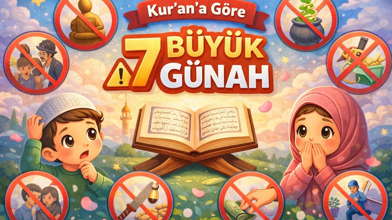 Kur’an’da Bahsedilen 7 Büyük Günah ⚠️ | Anlayarak Öğrenelim