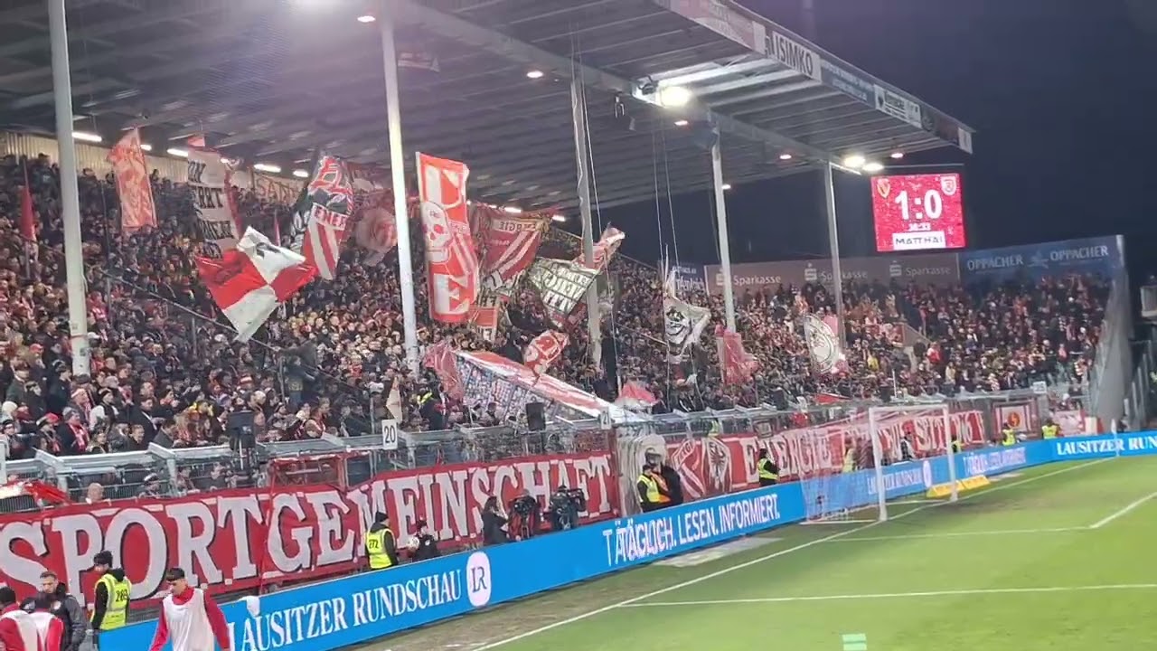 19.12.2025 Videosequenzen: Energie Cottbus - Regensburg 2:2 #MichaelTomczak #3.Liga #Herbstmeister 
