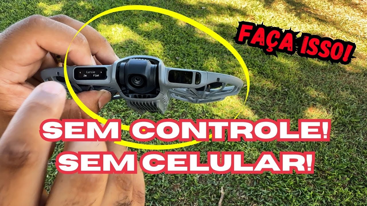 Como usar o drone DJI NEO 2 SEM controle e SEM celular!