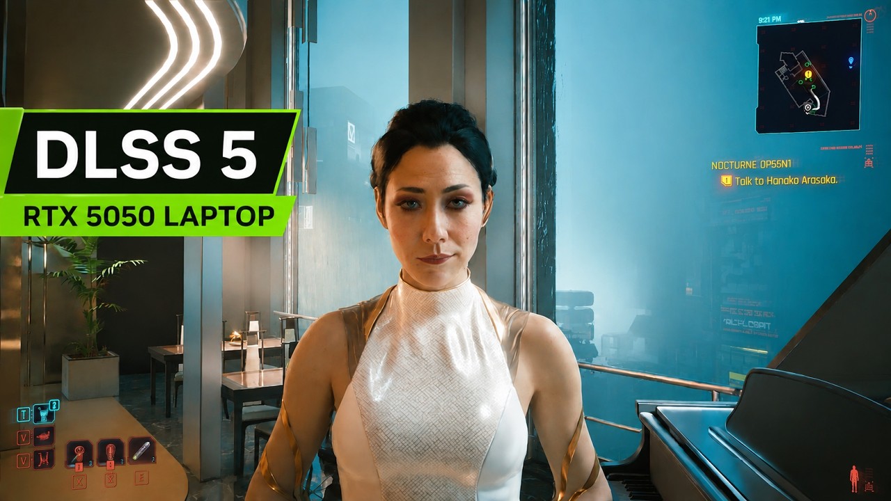 DLSS 5 on RTX 5050 Laptop - Cyberpunk 2077