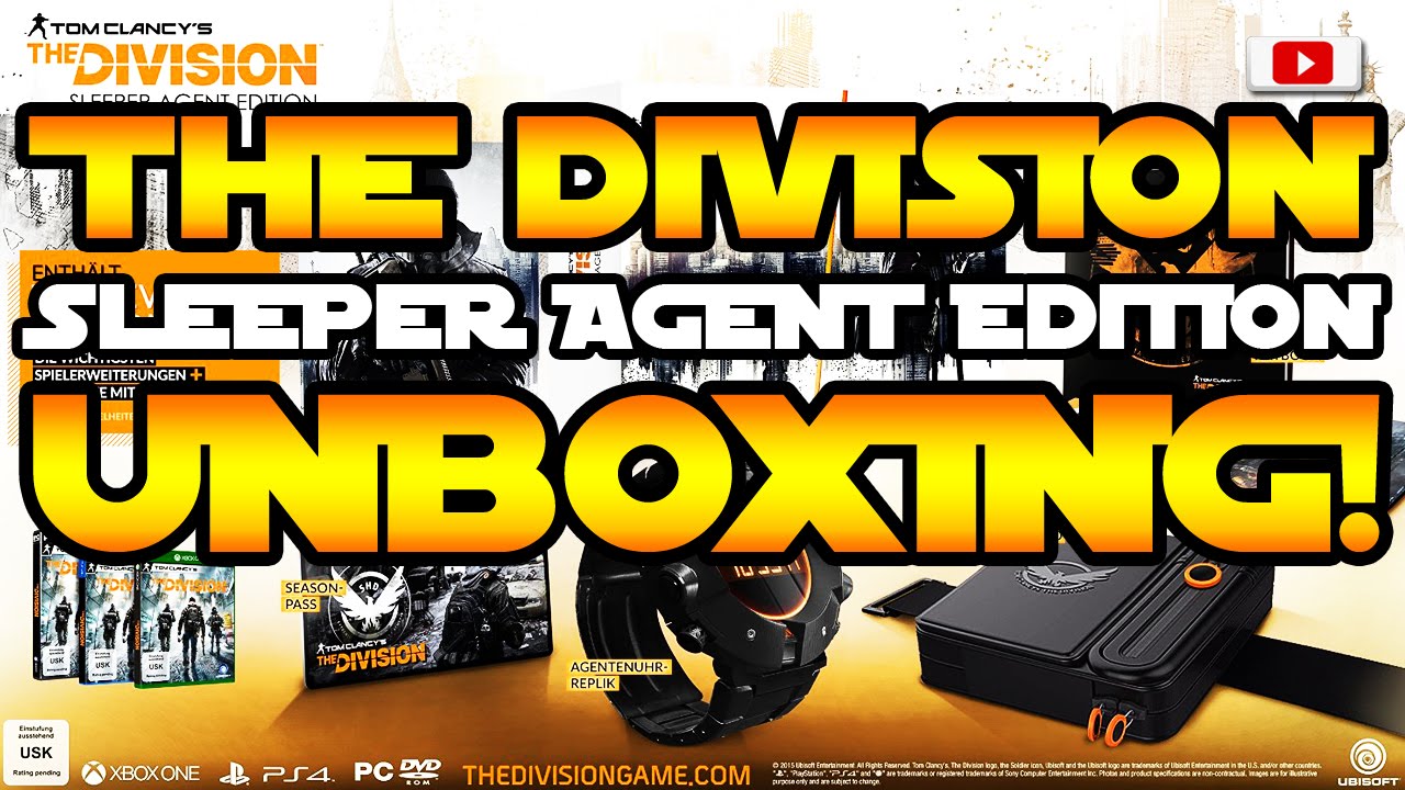 Tom Clancy&rsquo;s The Division - Sleeper Agent Edition Unboxing! [PlayStation 4 Version]