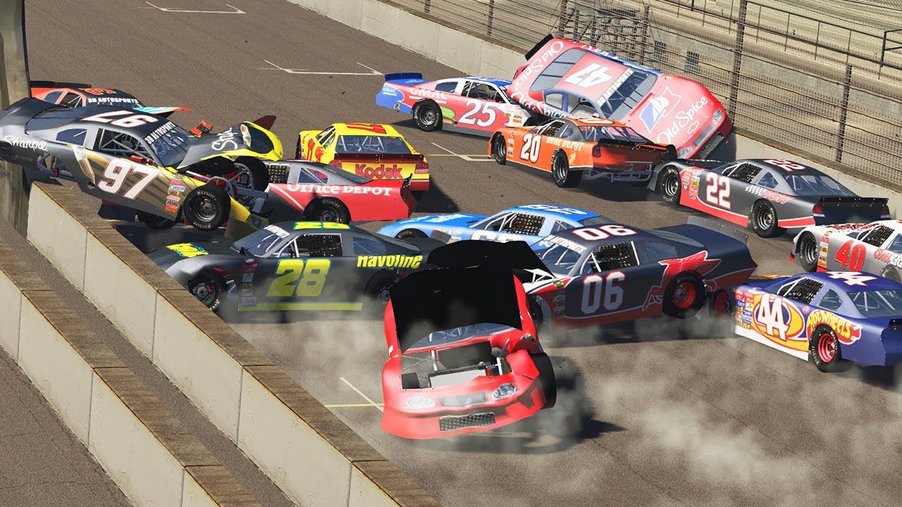 NASCAR Racing Crashes #1 | BeamNG Drive