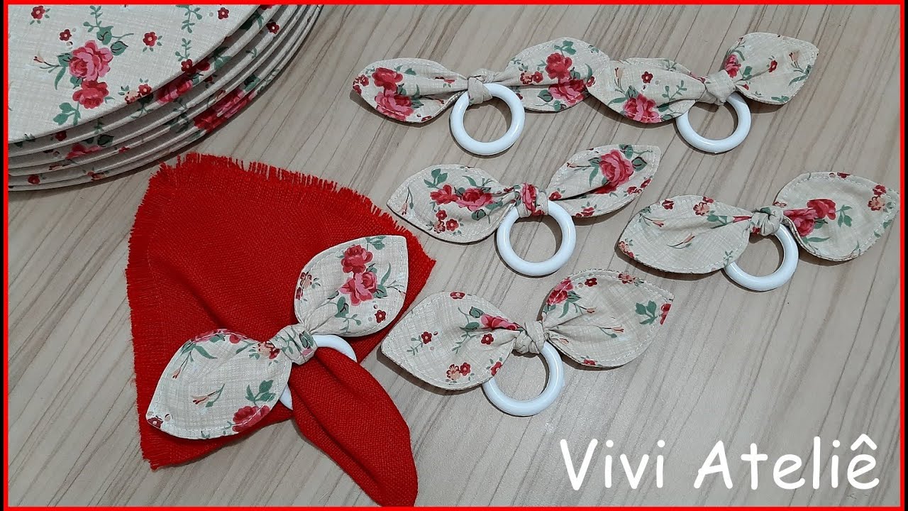 Porta Guardanapo | Lindo e Fácil de Costurar | Passo a Passo | Vivi Ateliê